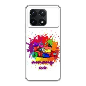 Чохли Амонг Ас для Xiaomi POCO F6 Pro (AlphaPrint) (Яскравий АмонгАс)