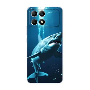 Чохол з картинкою 'Хижаки' для Xiaomi POCO F6 (Акула під водою)