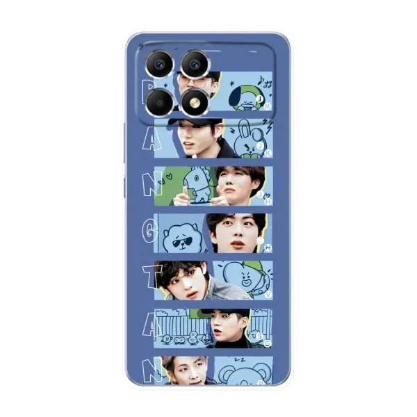 Чохол з принтом «Bangtan» для Xiaomi POCO F6 Чохол з принтом «Bangtan» для Xiaomi POCO F6