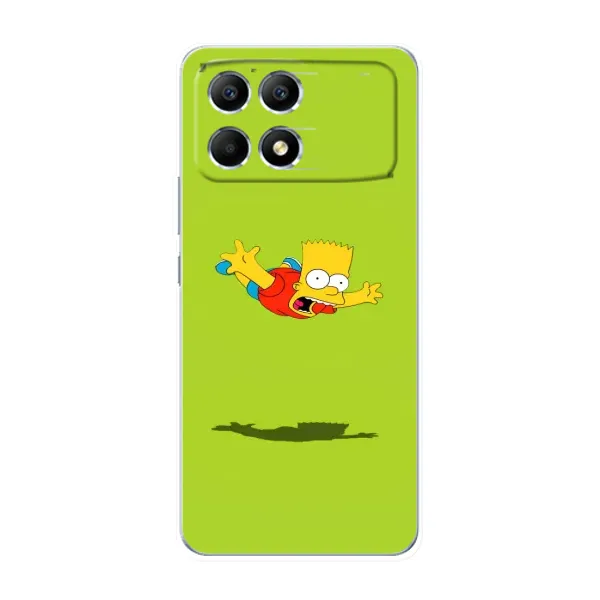 Чехол с принтом «Барт Симпсон» для Xiaomi POCO F6 Чехол с принтом «Барт Симпсон» для Xiaomi POCO F6