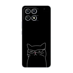 Чохол з принтом «Байдужий кіт» для Xiaomi POCO F6