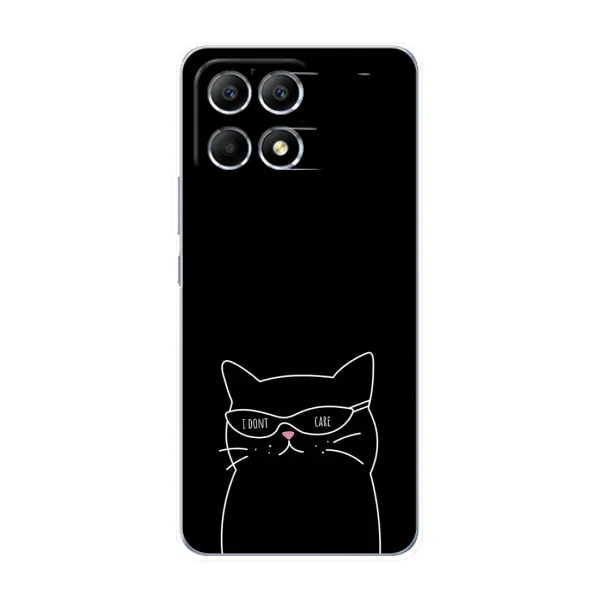 Чохол з принтом «Байдужий кіт» для Xiaomi POCO F6 Чохол з принтом «Байдужий кіт» для Xiaomi POCO F6