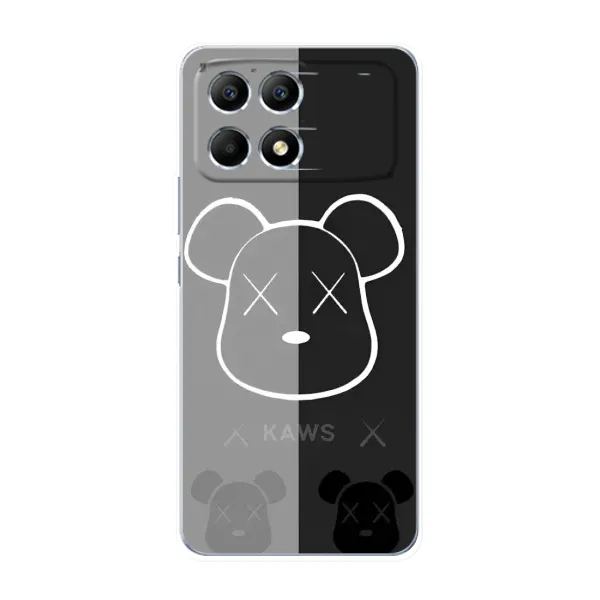 Чохол з принтом «БеарБрік очі» для Xiaomi POCO F6