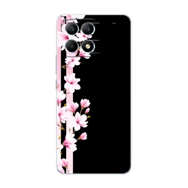 Чохол з принтом «Квіточки» для Xiaomi POCO F6 Чохол з принтом «Квіточки» для Xiaomi POCO F6
