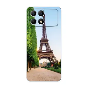 Чохол Ейфелева Вежа Xiaomi POCO F6 - (AlphaPrint) (Дорога до Парижу)