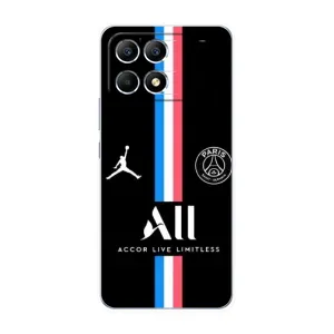 Чохли PSG для Xiaomi POCO F6 (AlphaPrint) (футболка ПСЖ)