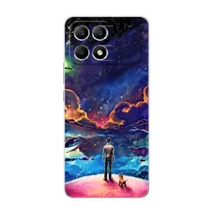Космічні Чохли для Поко Ф6 (VPrint) (Вид Галактики)