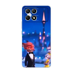 Чехол Зоотрополіс на Xiaomi POCO F6 (Романтический вечер Зверополис)
