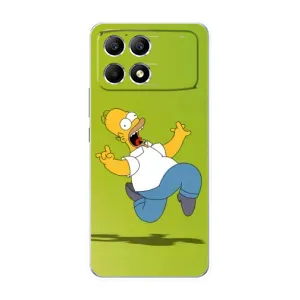 Чехол с Симпсонами для Xiaomi POCO F6 (VPrint) (Гомер Симпсон)