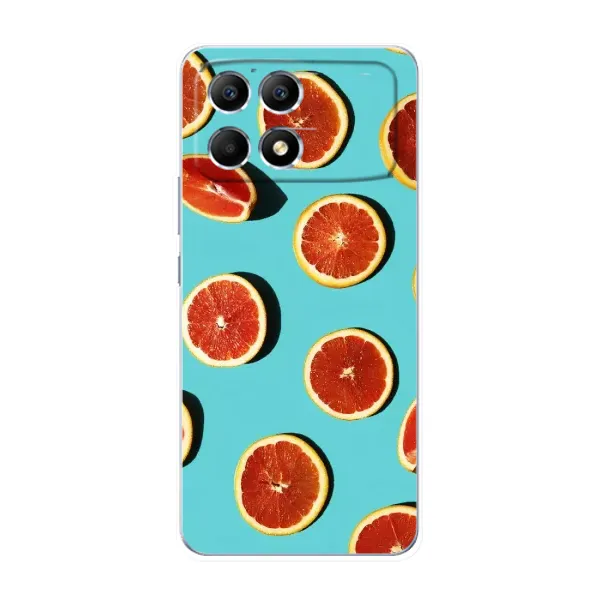 Чохол з принтом «Грейпфрут» для Xiaomi POCO F6