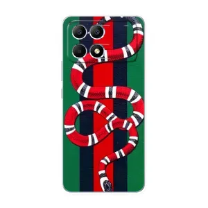 Чехлы ГУЧЧИ для ПОКО Ф6 (AlphaPrint) (Gucci змия)