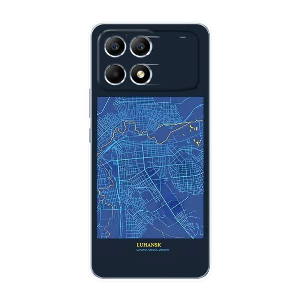 Чехол с принтом «Гуганск» для Xiaomi POCO F6 Чехол с принтом «Гуганск» для Xiaomi POCO F6