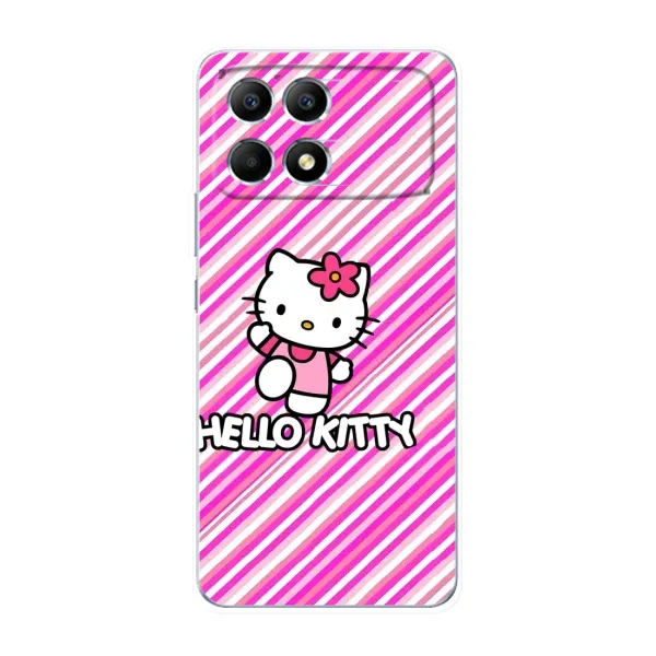 Чехол с принтом «Hello Kytty» для Xiaomi POCO F6 Чехол с принтом «Hello Kytty» для Xiaomi POCO F6