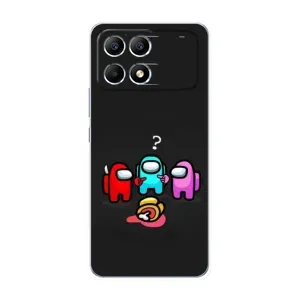 Чехол Амонг Ас для Xiaomi POCO F6 (AlphaPrint) (Импостер)