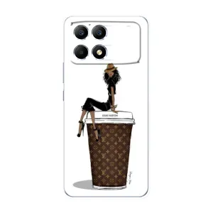Чохли Луі Вітон для Xiaomi POCO F6 (AlphaPrint - LOUIS VUITTON) (кава LOUIS VUITTON)