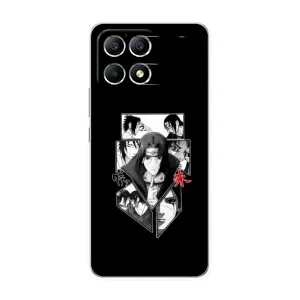 Чехол с принтом «коллаж Итачи» для Xiaomi POCO F6