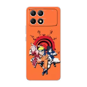 Чохол з принтом «команда Наруто» для Xiaomi POCO F6