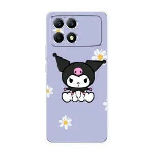 Чохол з кроликом Куромі на Xiaomi POCO F6 (Куромі в квітах)
