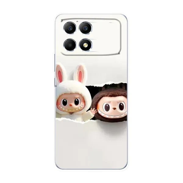Чохол з принтом «Лабубу» для Xiaomi POCO F6 Чохол з принтом «Лабубу» для Xiaomi POCO F6
