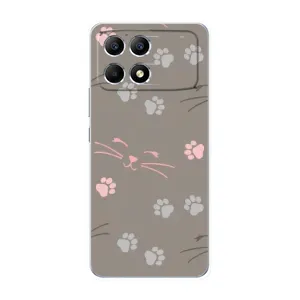 Чохол з принтом «Лапи і вуса» для Xiaomi POCO F6