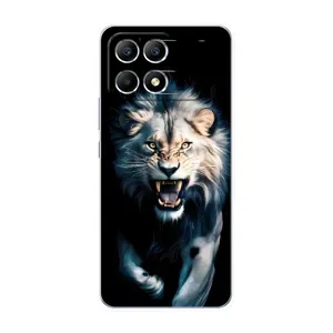 Чохол з картинкою 'Хижаки' для Xiaomi POCO F6 (Лев у темряві)