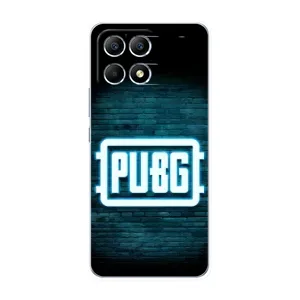 Чехол PUBG для ПОКО Ф6 (AlphaPrint) (Лого PUBG)