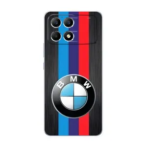 Чохол для Поко Ф6 - з принтом БМВ (AlphaPrint) (Лого BMW)