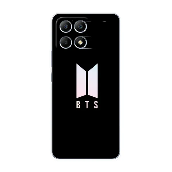 Чохол з принтом «Лого BTS» для Xiaomi POCO F6 Чохол з принтом «Лого BTS» для Xiaomi POCO F6