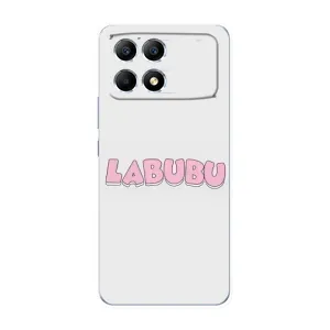 Чохол з Лабубу на Xiaomi POCO F6 (Лого Лабубу)