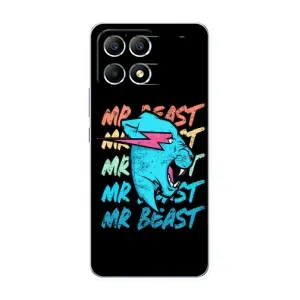 Чехол с принтом «logo Mr beast» для Xiaomi POCO F6