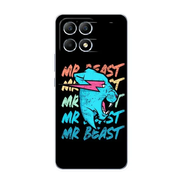 Чехол с принтом «logo Mr beast» для Xiaomi POCO F6 Чехол с принтом «logo Mr beast» для Xiaomi POCO F6