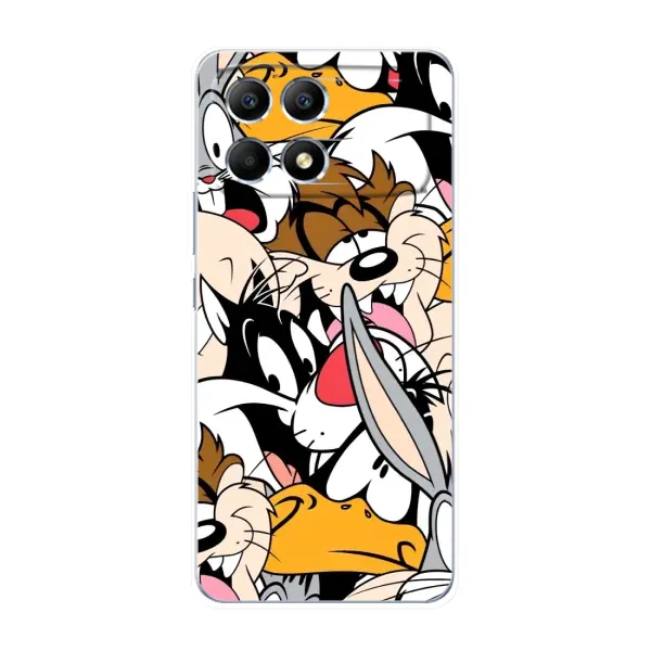 Чехол с принтом «Looney Tunes» для Xiaomi POCO F6 Чехол с принтом «Looney Tunes» для Xiaomi POCO F6