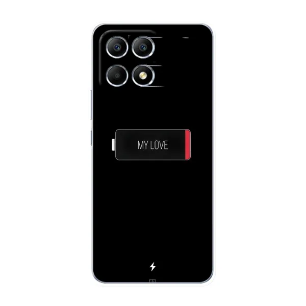 Чехол с принтом «Love battery» для Xiaomi POCO F6 Чехол с принтом «Love battery» для Xiaomi POCO F6