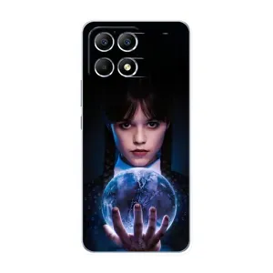 Чехол с дизайном Венздей 2 на Xiaomi POCO F6 (Магическая сфера Уэнздей)