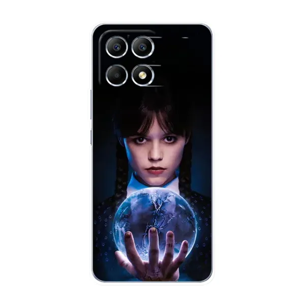 Чохол з принтом «Магічна сфера Венздей» для Xiaomi POCO F6 Чохол з принтом «Магічна сфера Венздей» для Xiaomi POCO F6