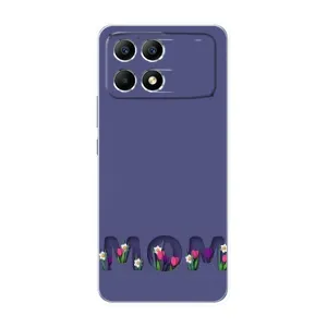 Чохол з принтом «Мама в квітах» для Xiaomi POCO F6