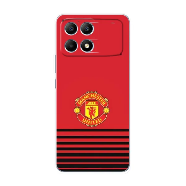 Чехол с принтом «manchester united» для Xiaomi POCO F6 Чехол с принтом «manchester united» для Xiaomi POCO F6