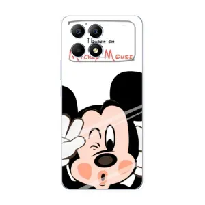Міккі Маус чохол для Xiaomi POCO F6 (AlphaPrint - Мультяшні) (Маус Міккі)
