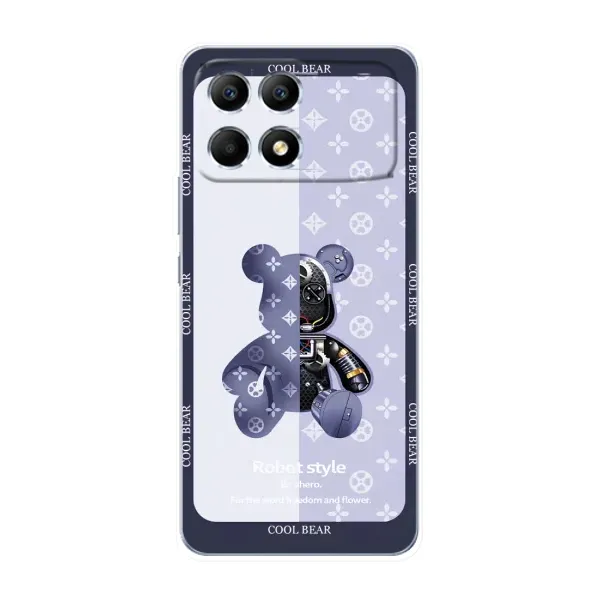 Чохол з принтом «Медведик LV» для Xiaomi POCO F6 Чохол з принтом «Медведик LV» для Xiaomi POCO F6