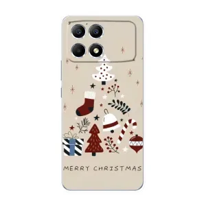Різдвяні Чохли для Xiaomi POCO F6 (VPrint) (Merry Christmas)