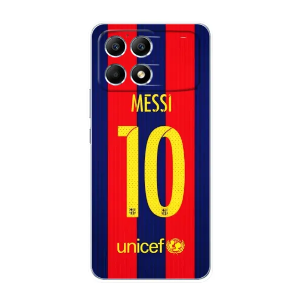 Чохол з принтом «Messi Barca 10» для Xiaomi POCO F6 Чохол з принтом «Messi Barca 10» для Xiaomi POCO F6