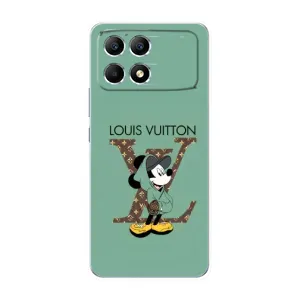 Чохли Луі Вітон для Xiaomi POCO F6 (AlphaPrint - LOUIS VUITTON) (Міккі Маус LV)