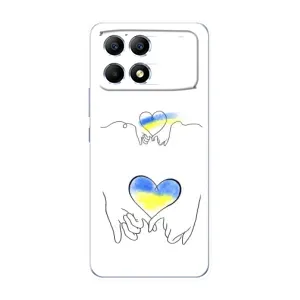 Чохол для Патріота України Xiaomi POCO F6 - (AlphaPrint) (Мир Україні)