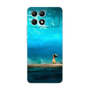 Чехол с мультфильмом Моана Xiaomi POCO F6 (Океан Моана)