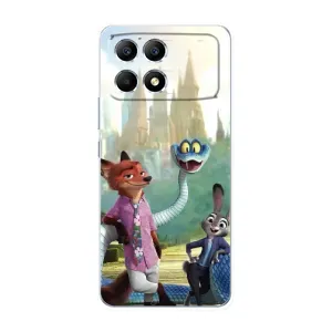 Чехол Зоотрополіс на Xiaomi POCO F6 (Герои мультфильма Зверополис)