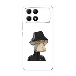 Чехлы с Обезьянами NFT для Xiaomi POCO F6 (AlphaPrint) (обезьяна NFT Adidas)