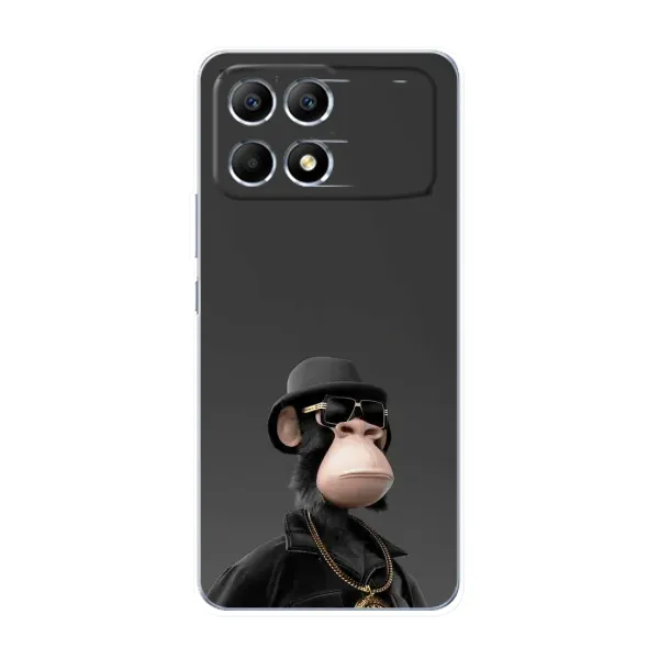 Чохол з принтом «Мавпа NFT» для Xiaomi POCO F6 Чохол з принтом «Мавпа NFT» для Xiaomi POCO F6