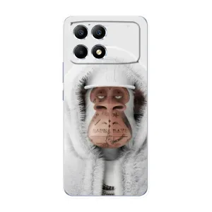 Чехлы с Обезьянами NFT для Xiaomi POCO F6 (AlphaPrint) (обезьяна NFT в тату)