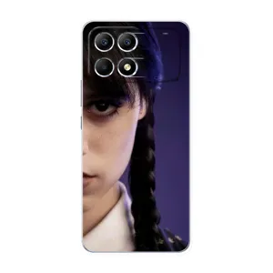 Чехол с дизайном Венздей 2 на Xiaomi POCO F6 (Загадочный взгляд Уэнздей)