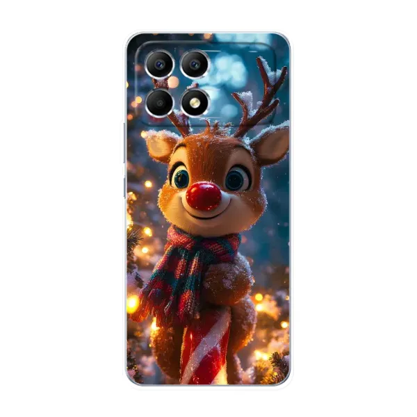 Чохол з принтом «Олень з шарфом» для Xiaomi POCO F6